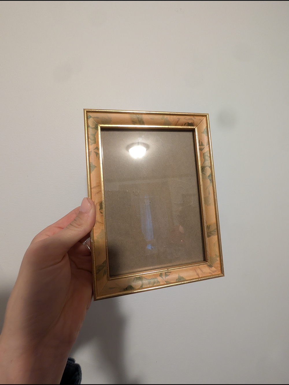 Gold Floral Accent Picture Frame - Home Accents